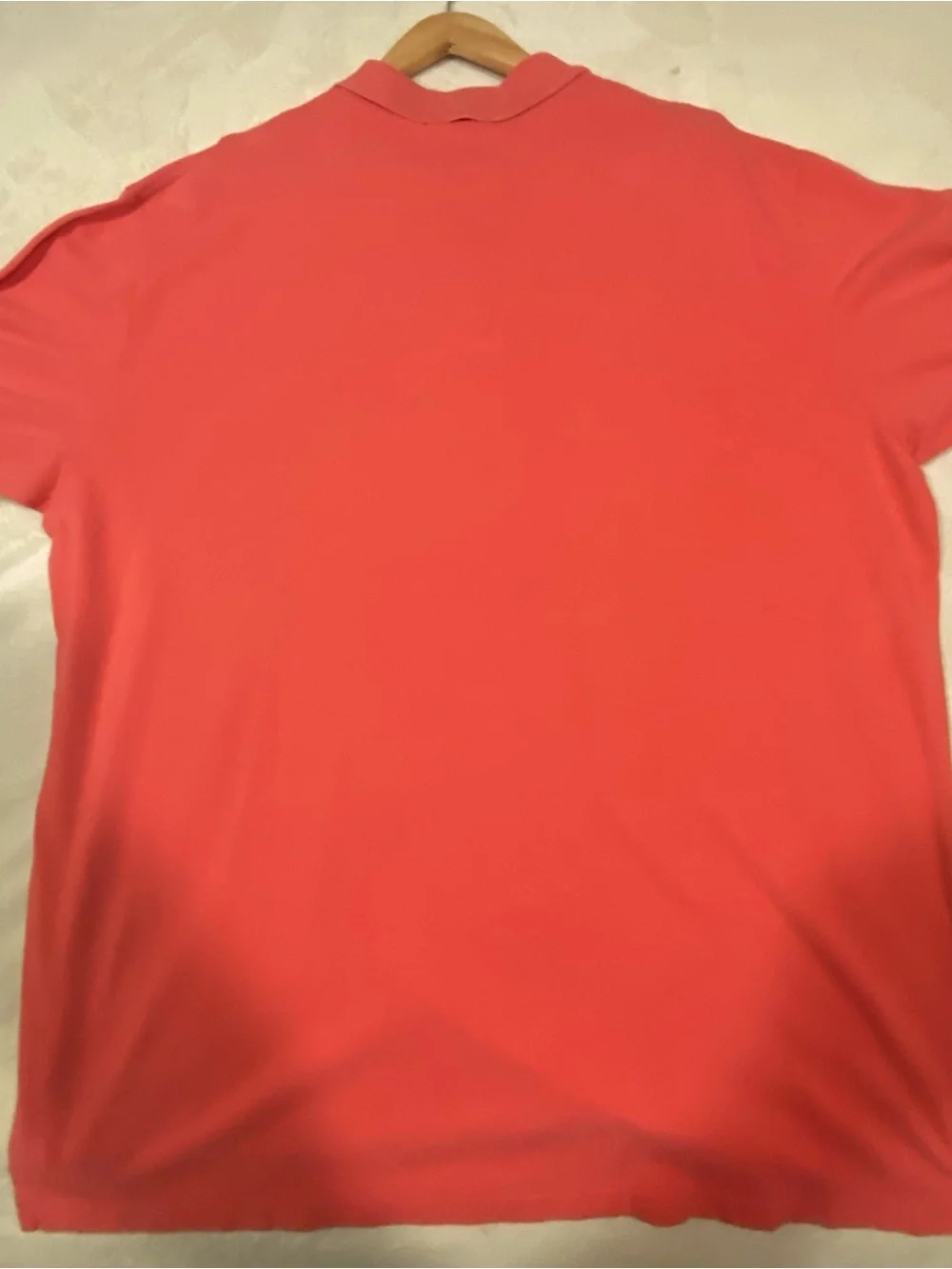 Ralph Lauren Coral Polo Shirt with Blue Pony